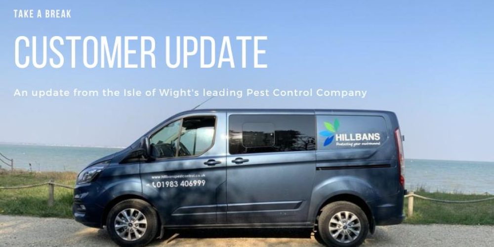 Customer update from Hillbans Pest Control